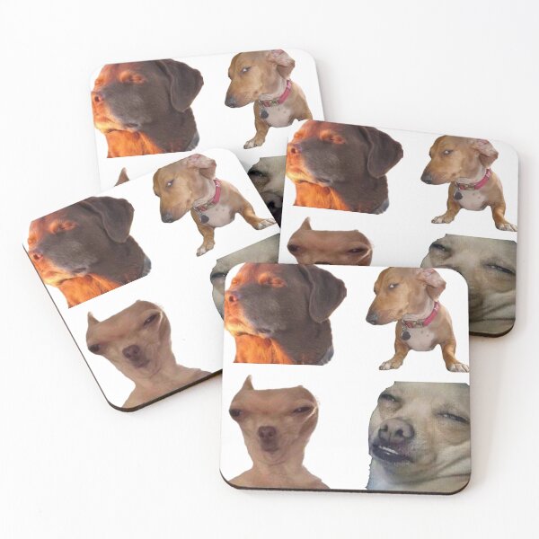 Item preview, meme dog sticker pack designed and sold by LayersDesign.