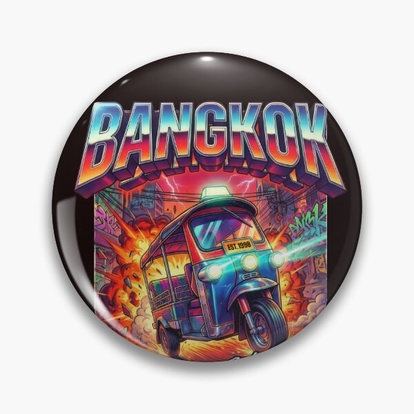 Item preview, Welcome to Thailand - Crazy Neon Tuk Tuk Taxi designed and sold by Thai-Era-Shop.