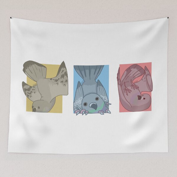 Item preview, pigeons in boxes designed and sold by PretyChepPigins.