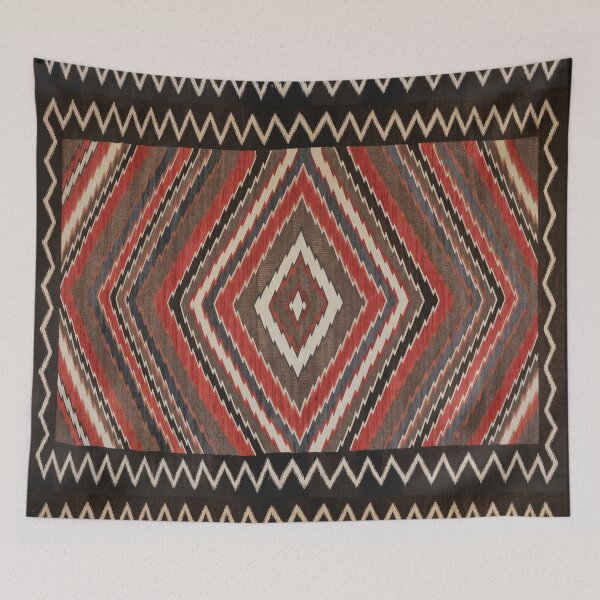 Item preview, Navajo Indian Rio Grande region Saddle blanket from 1885 (3x4) designed and sold by INNERHARMONY2.