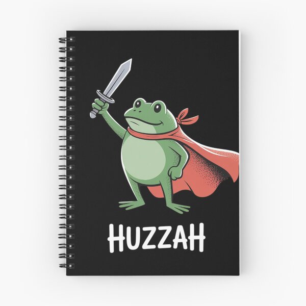 Item preview, Huzzah Frog Knight Funny Sword Meme Quote designed and sold by lamsaoniutoi.
