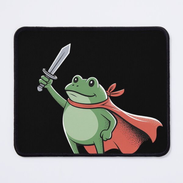 Item preview, Huzzah Frog Knight Funny Sword Meme Quote designed and sold by lamsaoniutoi.
