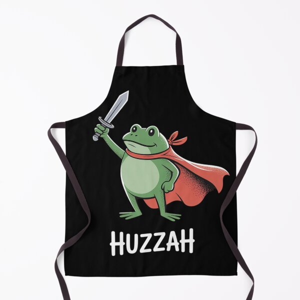 Item preview, Huzzah Frog Knight Funny Sword Meme Quote designed and sold by lamsaoniutoi.