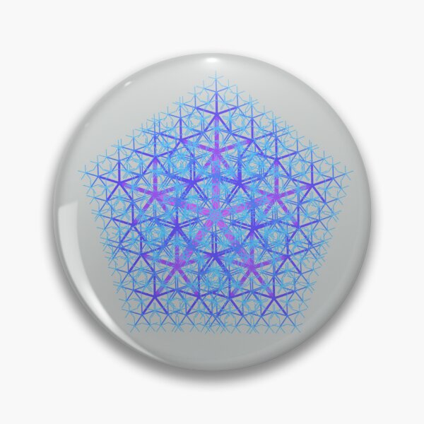 Item preview, Blue and Purple Fractal designed and sold by Mimi's Crafts.