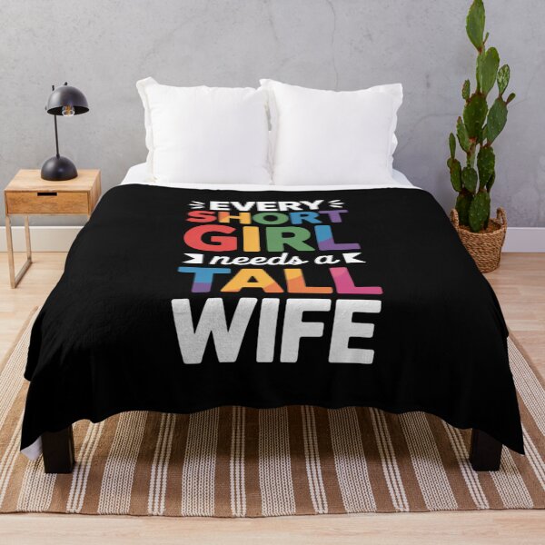 Item preview, Every Short Girl Needs Tall Wife Valentines Couple LGBTQ designed and sold by FaithAbbott.