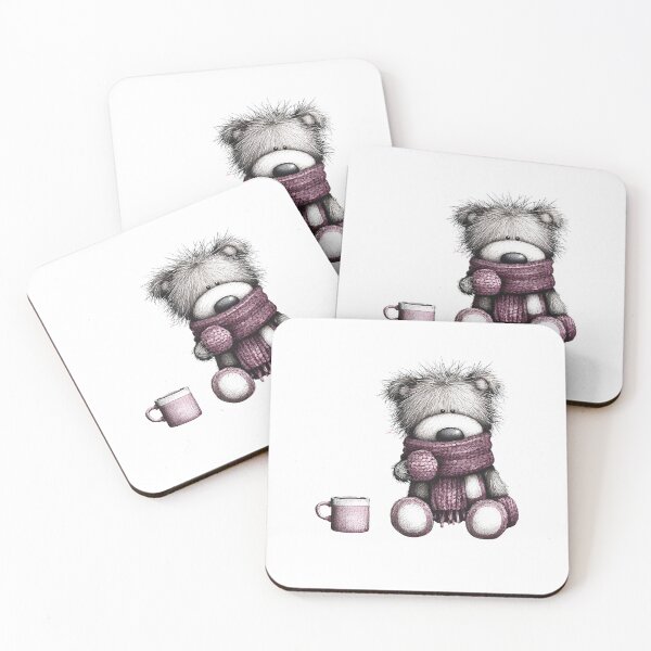 Item preview, Cozy Bear With Scarf designed and sold by YoletteMelanson.