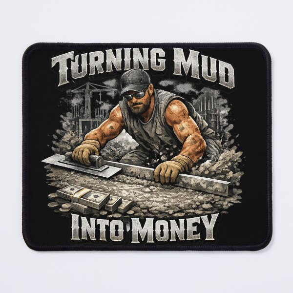 Item preview, Turning Mud Into Money Concrete Finisher designed and sold by PwrCraftDesigns.