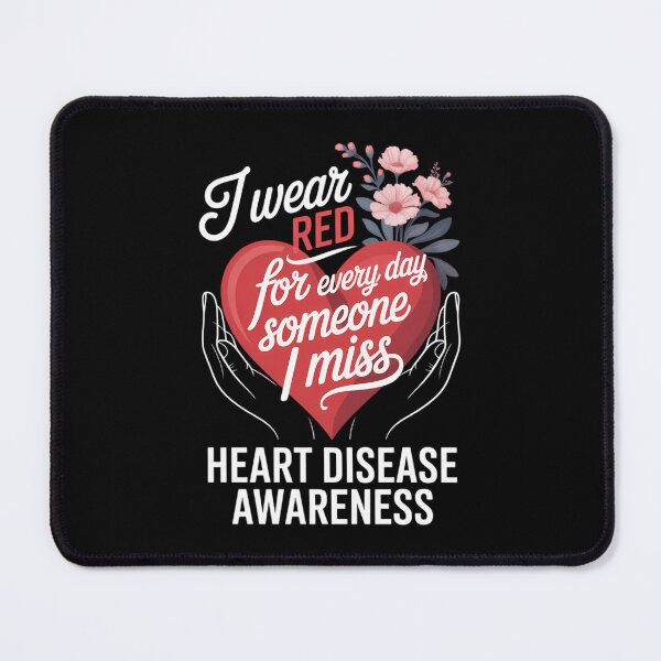 Item preview, I Wear Red Heart Disease Awareness designed and sold by IdunayaStore.