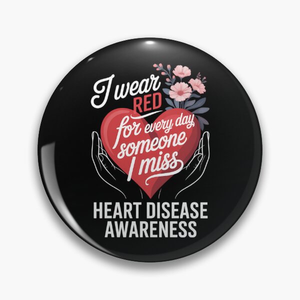 Item preview, I Wear Red Heart Disease Awareness designed and sold by IdunayaStore.