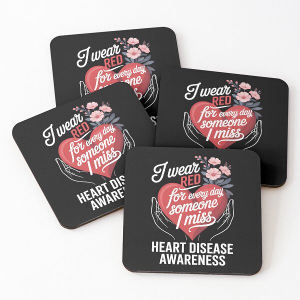 Item preview, I Wear Red Heart Disease Awareness designed and sold by IdunayaStore.
