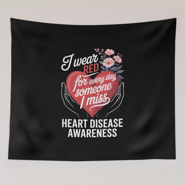 Item preview, I Wear Red Heart Disease Awareness designed and sold by IdunayaStore.