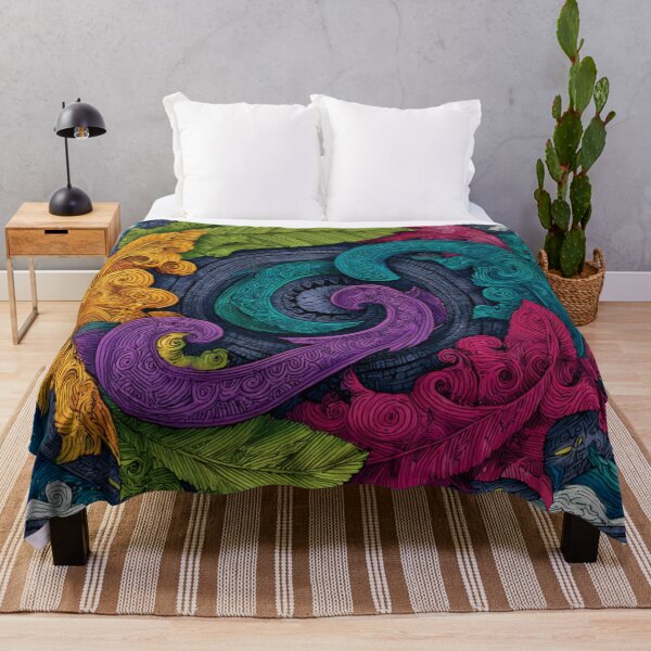Item preview, New Zealand Māori Paua Pattern Koru Design 761 designed and sold by GrinGalore.