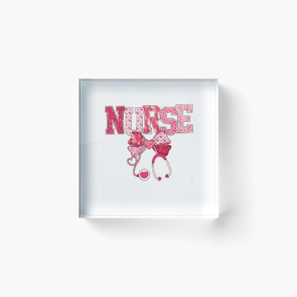 Item preview, Coquette Nurse Valentine Stethoscope Bow designed and sold by YoletteMelanson.