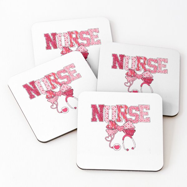 Item preview, Coquette Nurse Valentine Stethoscope Bow designed and sold by YoletteMelanson.