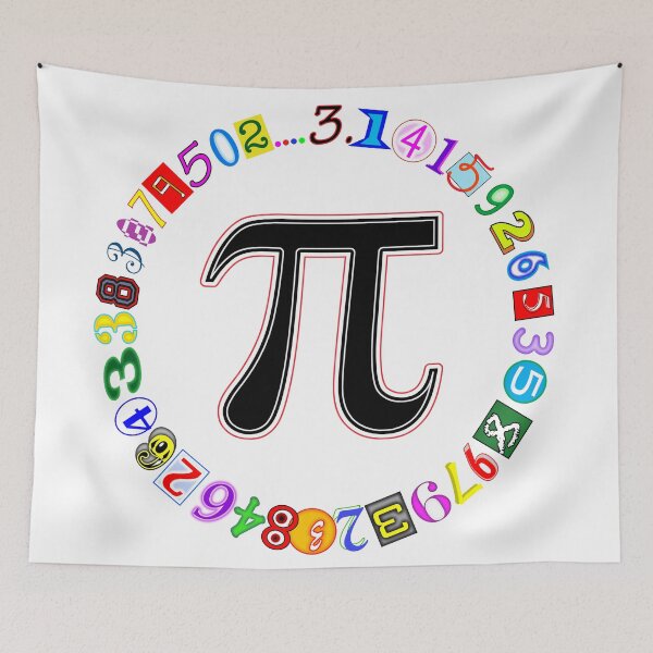 Item preview, Colorful and Fun Circle of Pi Calculated designed and sold by judgeart.