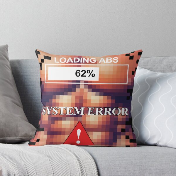 Item preview, Funny System Error Loading Abs - Sarcastic Pixel Art Gym Fail designed and sold by rclwow.