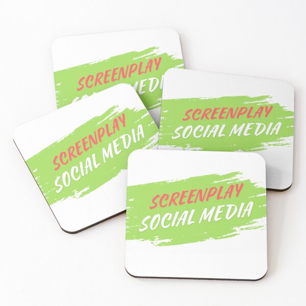 Item preview, Social Media Is a Screenplay – Funny Creator Quote designed and sold by NilofaDesigns.