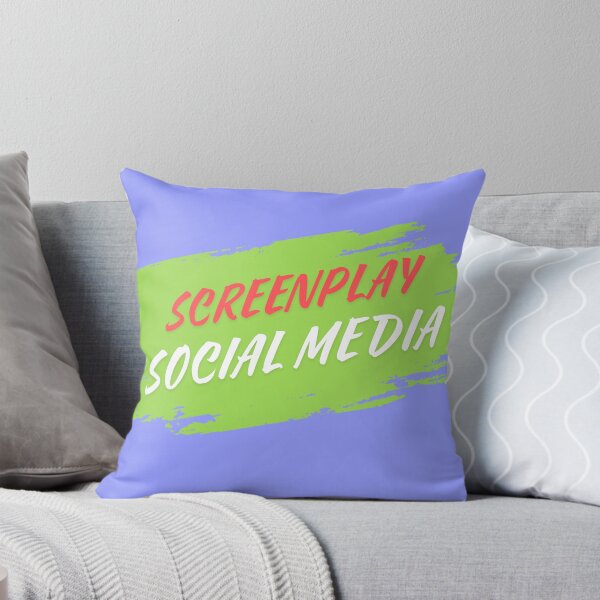 Item preview, Social Media Is a Screenplay – Funny Creator Quote designed and sold by NilofaDesigns.