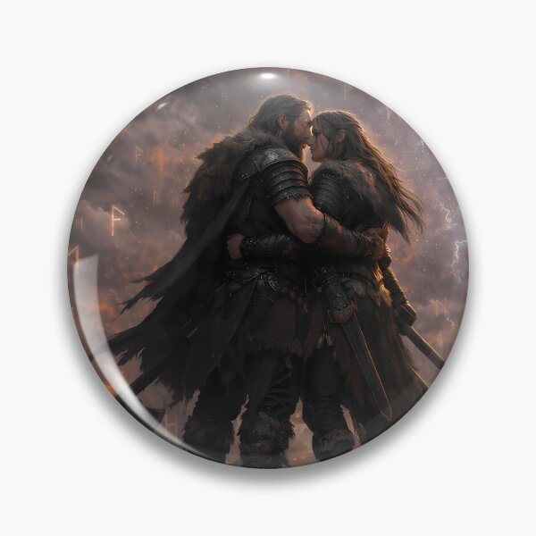 Item preview, Love Until Ragnarok – Viking Dark Romance Art designed and sold by NorseDrip.