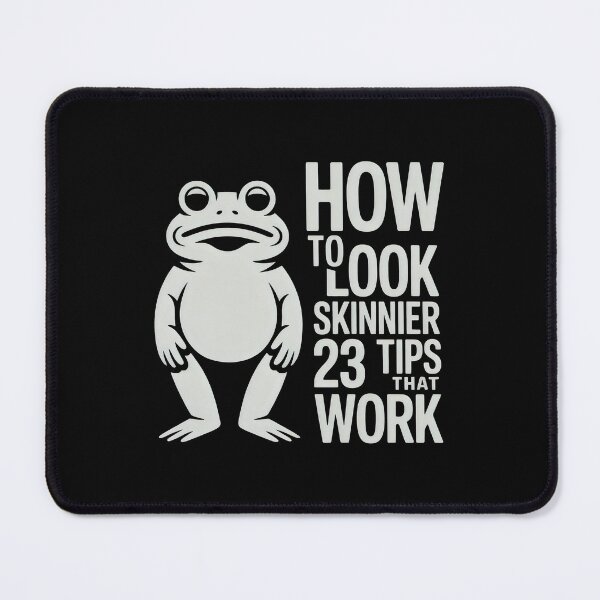 Item preview, How To Look Skinnier 23 Tips That Work Funny Frog Humor designed and sold by SplashTastic.