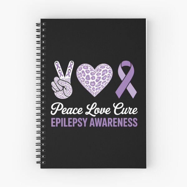 Item preview, Peace Love Cure Epilepsy Awareness Epilepsy designed and sold by IdunayaStore.