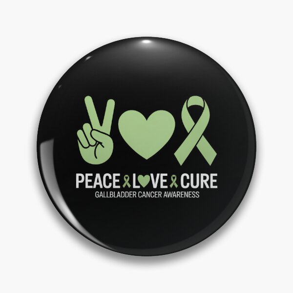 Item preview, Peace Love Cure Gallbladder Cancer Awareness designed and sold by IdunayaStore.