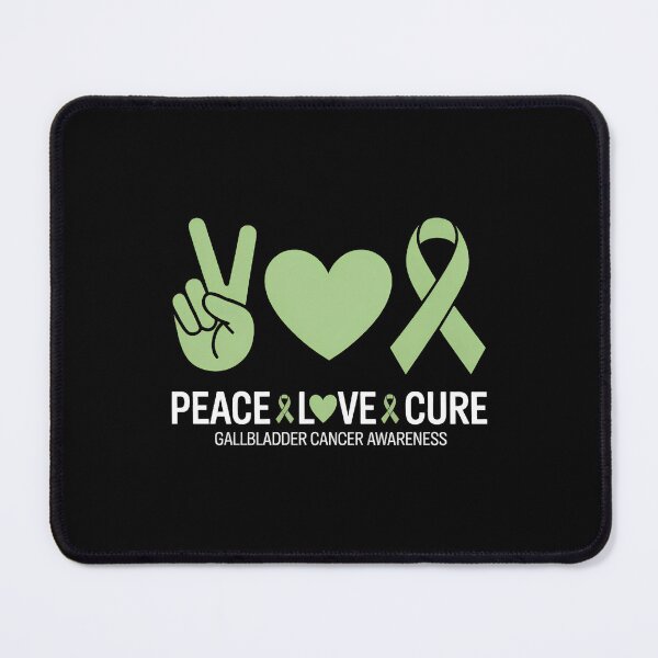 Item preview, Peace Love Cure Gallbladder Cancer Awareness designed and sold by IdunayaStore.
