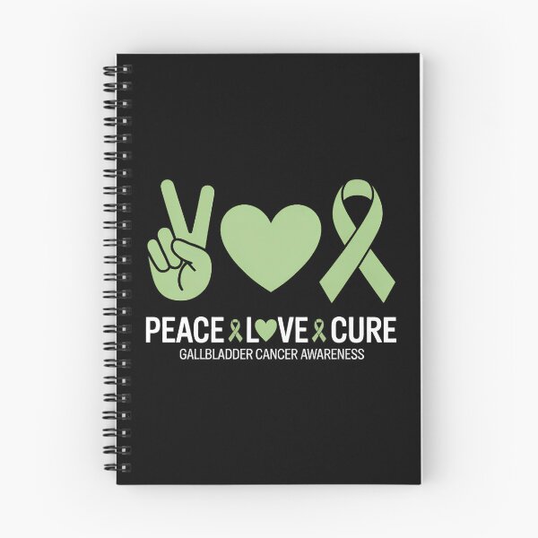 Item preview, Peace Love Cure Gallbladder Cancer Awareness designed and sold by IdunayaStore.