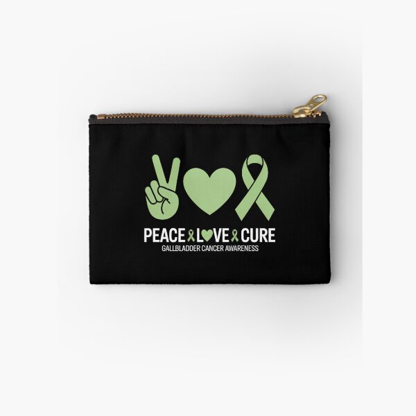 Item preview, Peace Love Cure Gallbladder Cancer Awareness designed and sold by IdunayaStore.