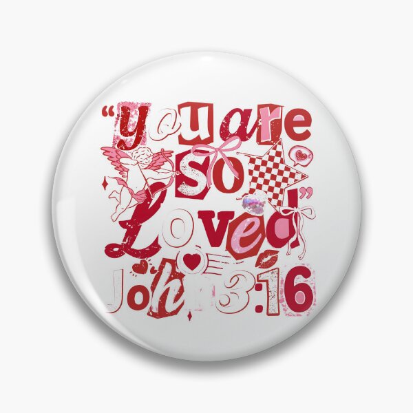 Aperçu de l'œuvre Saint-Valentin chrétienne : Tu es tellement aimé(e) créée et vendue par YoletteMelanson.