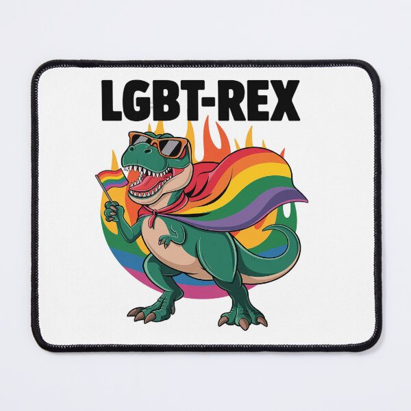 Item preview, Gay Dinosaur LGBT-Rex Rainbow Pride Flag Parade  designed and sold by angolinnArt.