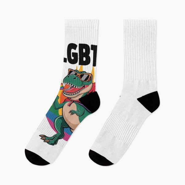 Item preview, Gay Dinosaur LGBT-Rex Rainbow Pride Flag Parade  designed and sold by angolinnArt.