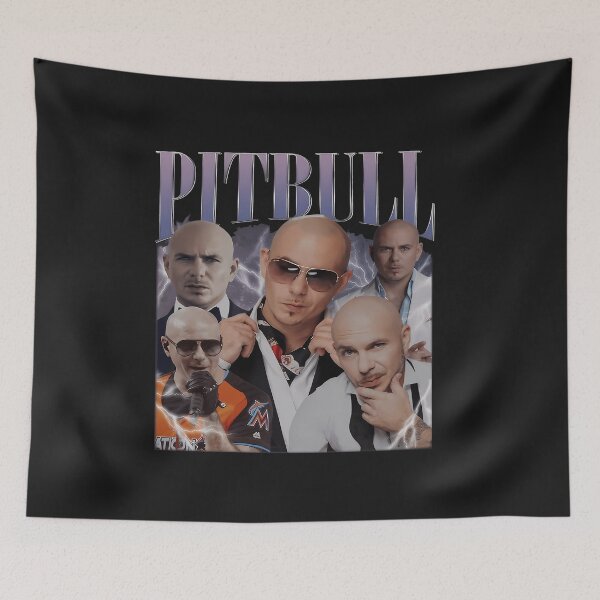 Item preview, Vintage Pitbull Mr Worldwide designed and sold by JohnRossha.