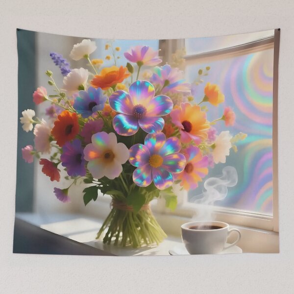 Item preview, An Artistic image of a bouquet of flowers  designed and sold by Nomad-Maynard.