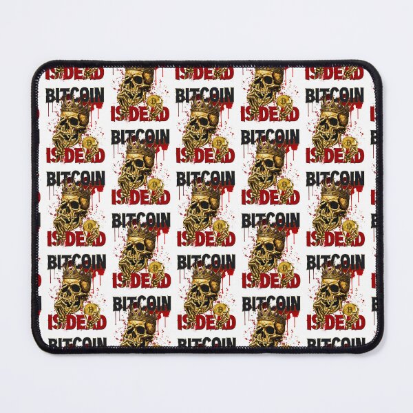 Item preview, Bitcoin Is Dead - Golden King Skull & Crypto Coin designed and sold by 1SINGHA.