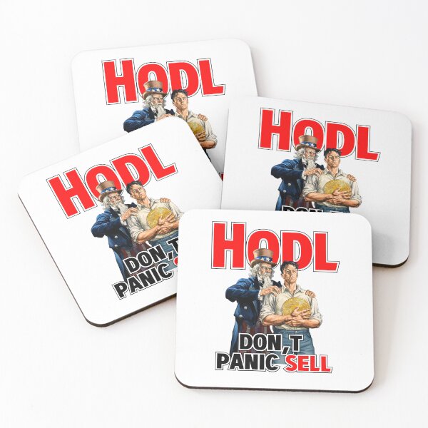 Item preview, Uncle Sam Says HODL: Bitcoin Propaganda Art designed and sold by 1SINGHA.