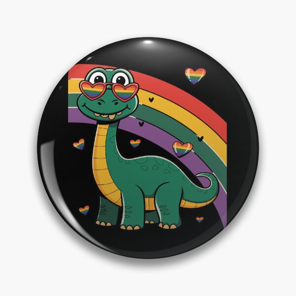 Item preview, LGBT Dinosaur Gay Pride Rainbow Brachiosaurus LGBTQ Cute  designed and sold by joyouartArt.