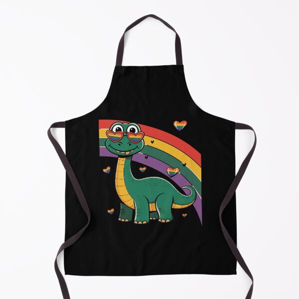 Item preview, LGBT Dinosaur Gay Pride Rainbow Brachiosaurus LGBTQ Cute designed and sold by joyouartArt.