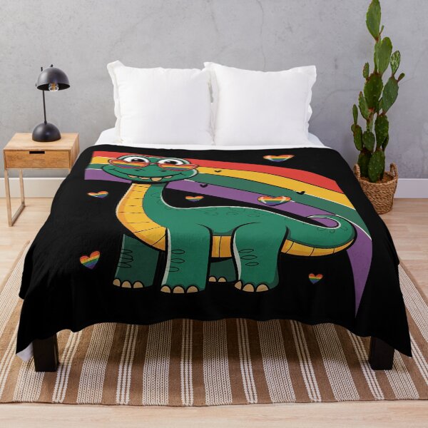 Item preview, LGBT Dinosaur Gay Pride Rainbow Brachiosaurus LGBTQ Cute  designed and sold by joyouartArt.