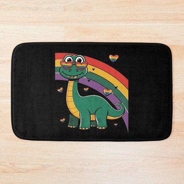 Item preview, LGBT Dinosaur Gay Pride Rainbow Brachiosaurus LGBTQ Cute  designed and sold by joyouartArt.