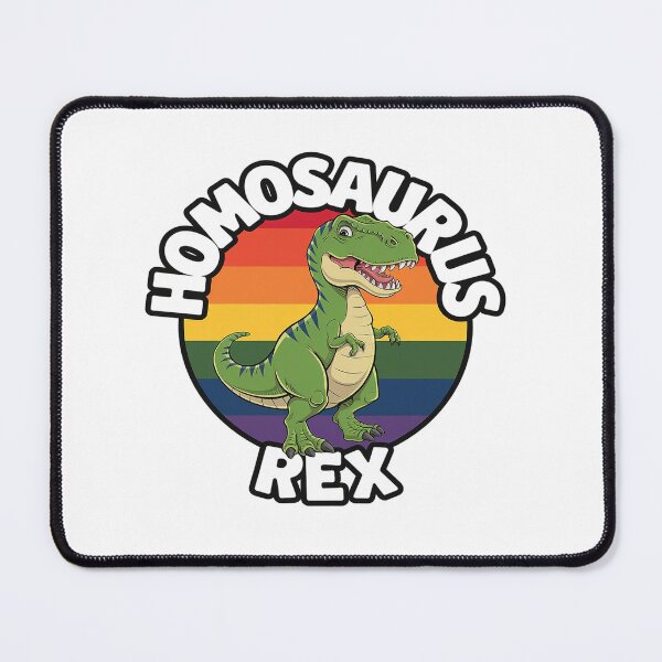 Item preview, Homosaurus Rex Dinosaur Rainbow Flag Dino LGBT-Q 1  designed and sold by angolinnArt.