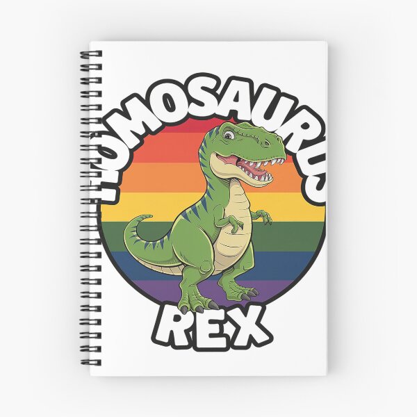 Item preview, Homosaurus Rex Dinosaur Rainbow Flag Dino LGBT-Q 1  designed and sold by angolinnArt.