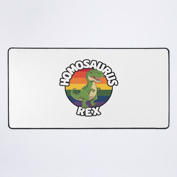 Item preview, Homosaurus Rex Dinosaur Rainbow Flag Dino LGBT-Q 1 designed and sold by angolinnArt.