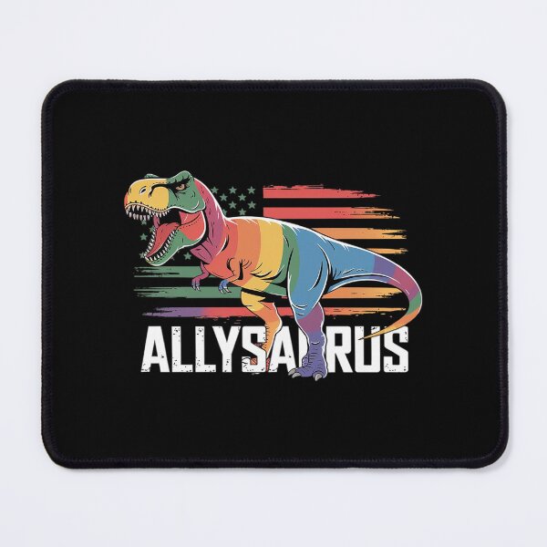Item preview, LGBT Dinosaurs T Rex Gay Pride Flag Allysaurus Ally Men Boys designed and sold by joyouartArt.