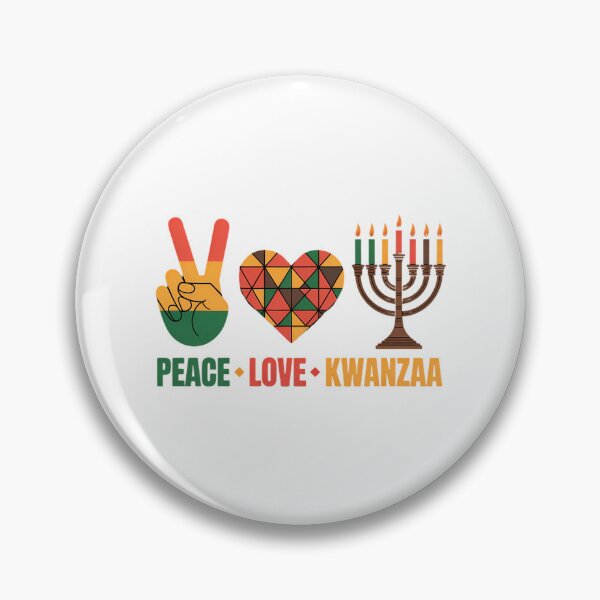 Artikelvorschau, Frieden, Liebe, Kwanzaa, Afroamerikanisches Erbe, Fröhliches Kwanzaa entworfen und verkauft von IdunayaStore.