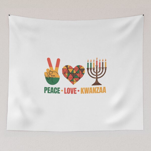 Item preview, Peace Love Kwanzaa African American Heritage Happy Kwanzaa designed and sold by IdunayaStore.