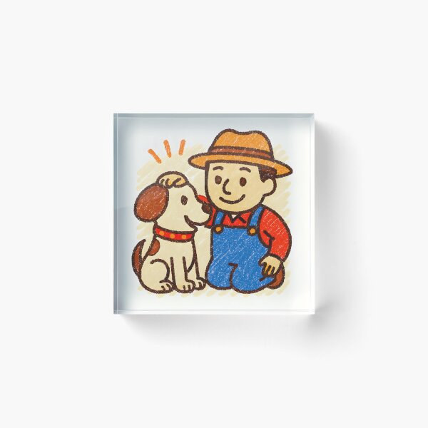 Item preview, The Farmer and His Loyal Dog – A Story of Trust and Regret (the and) designed and sold by Jokerstyle.