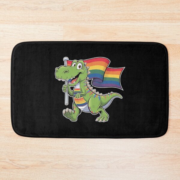 Item preview, LGBT T Rex Dinosaur Gay Pride Rainbow LGBTQ Pride-A-Saurus  designed and sold by joyouartArt.