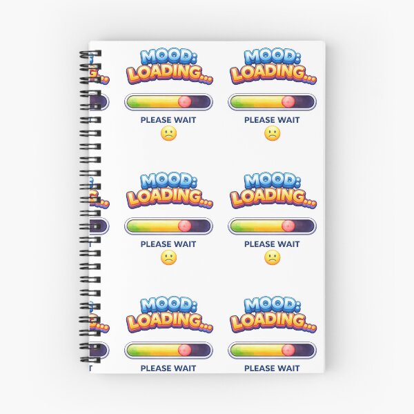 Item preview, Mood: Loading… Please Wait – Funny Mood Quote Design designed and sold by DailyVibesLab.