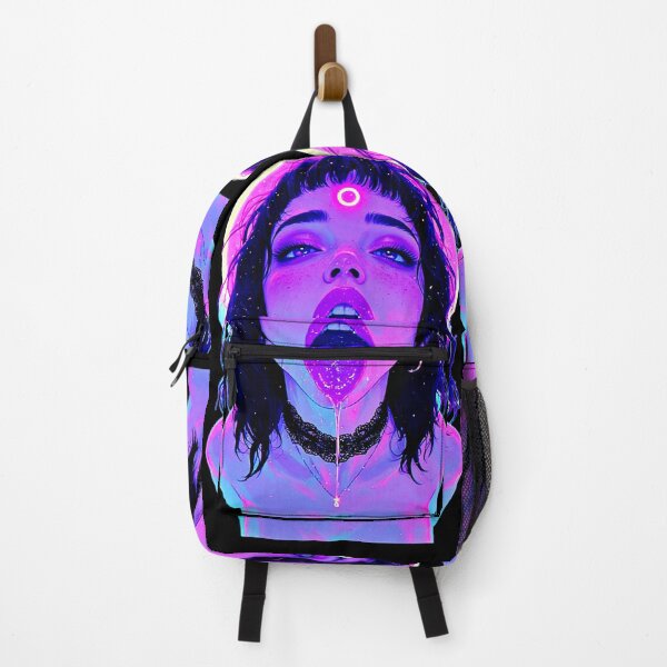 Item preview, Cyberpunk Oracle – Glowing Third Eye Illustration designed and sold by Neer arts.